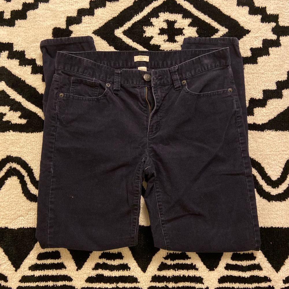 [J. Crew] EUC Navy Stretch Corduroy Pants …